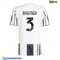 Fotballdrakt Herre Juventus Gleison Bremer #3 Hjemmedrakt 2025-26 Kortermet